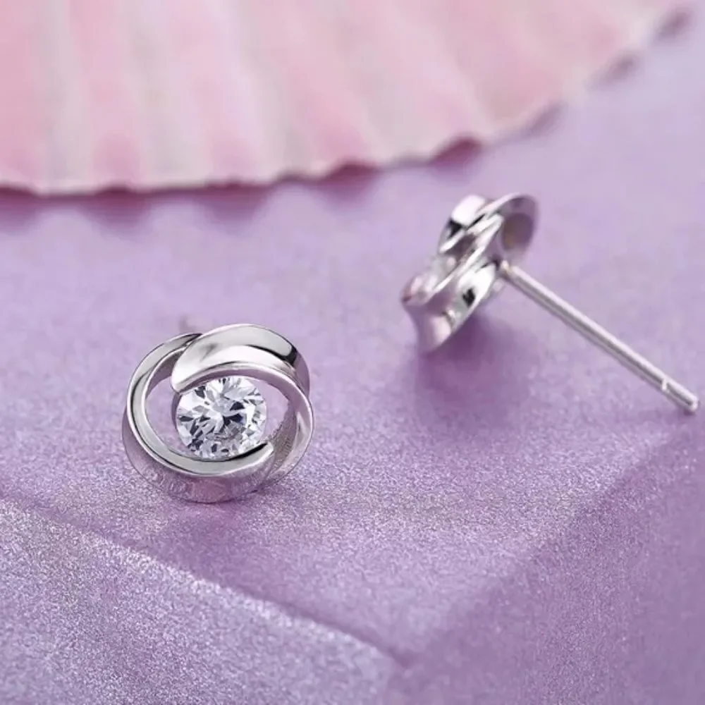 Elegant rose pedal earrings